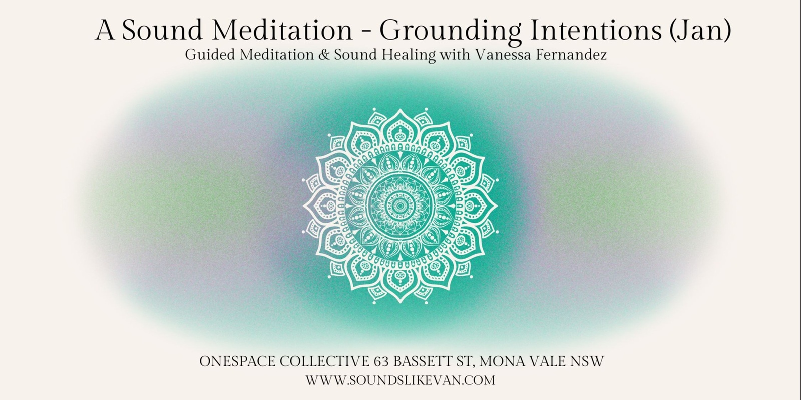 Banner image for A Sound Meditation with Vanessa Fernandez - Grounding Intentions (January)