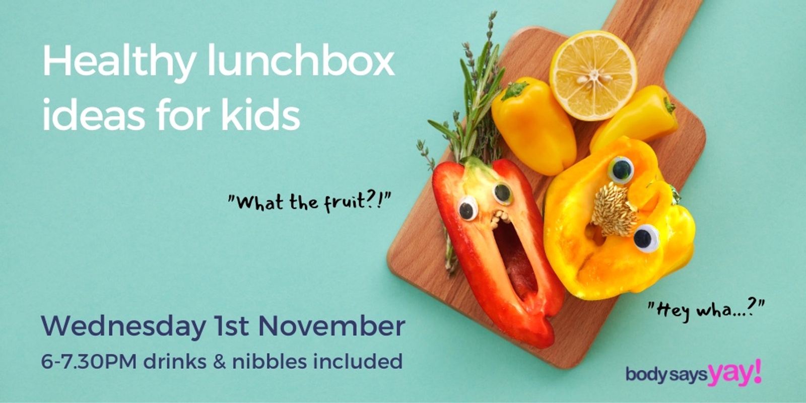 Banner image for Healthy lunchbox ideas for kids