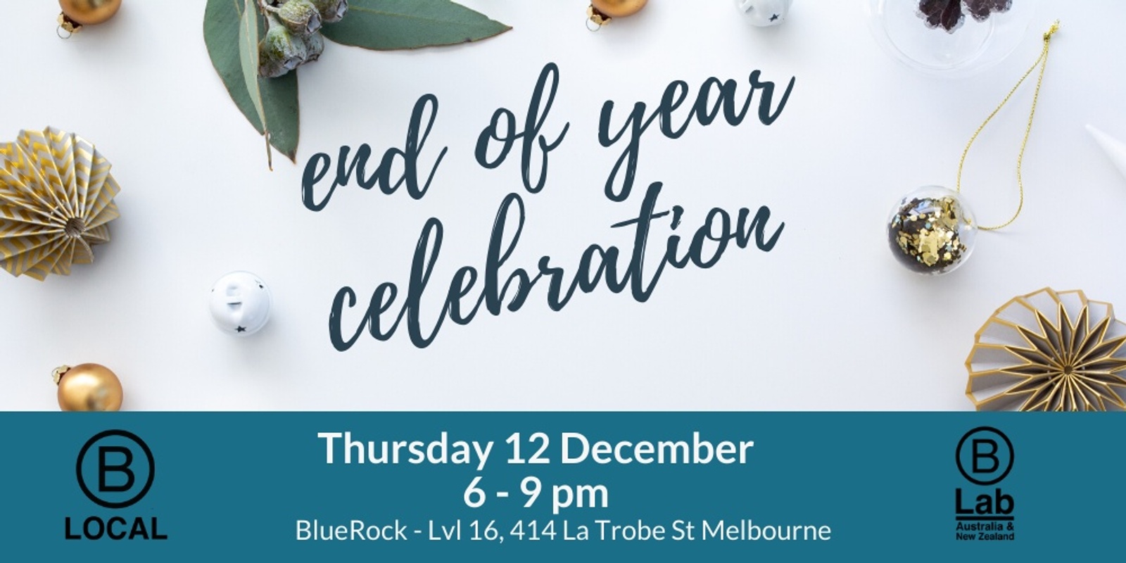 Banner image for B Corp & B Local Melbourne End of Year Celebration
