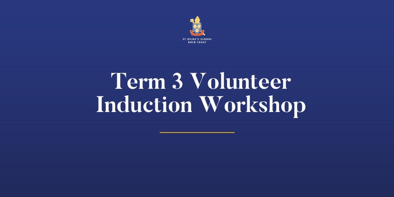 Banner image for Term 3 Volunteer Induction Workshop 2