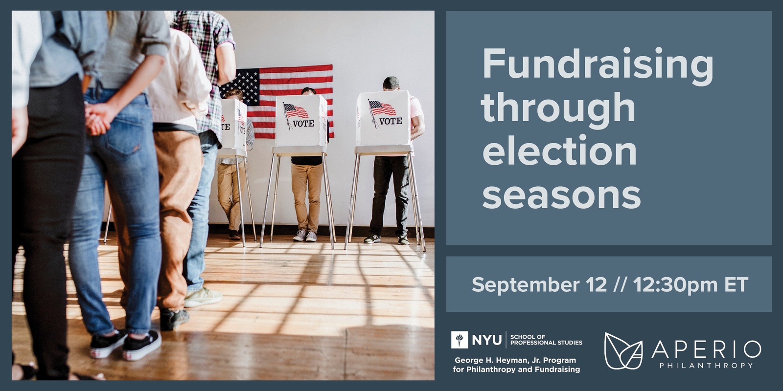 Banner image for Fundraising through election seasons