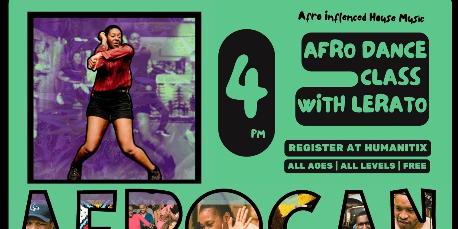 Banner image for Afro Dance Class with Lerato @ Afrocan Days