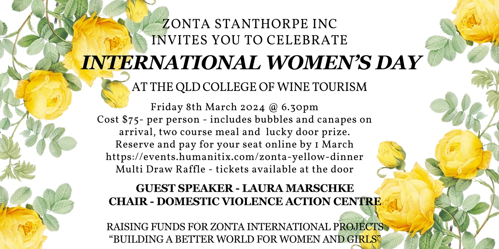 Banner image for Zonta Yellow Dinner