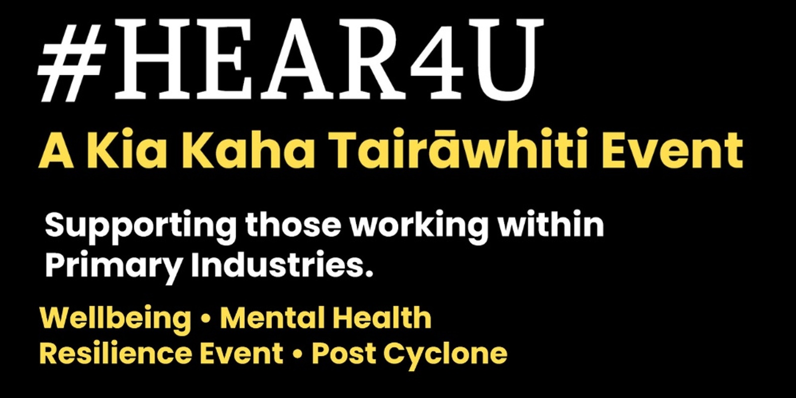 Banner image for A Kia Kaha Tairawhiti Event