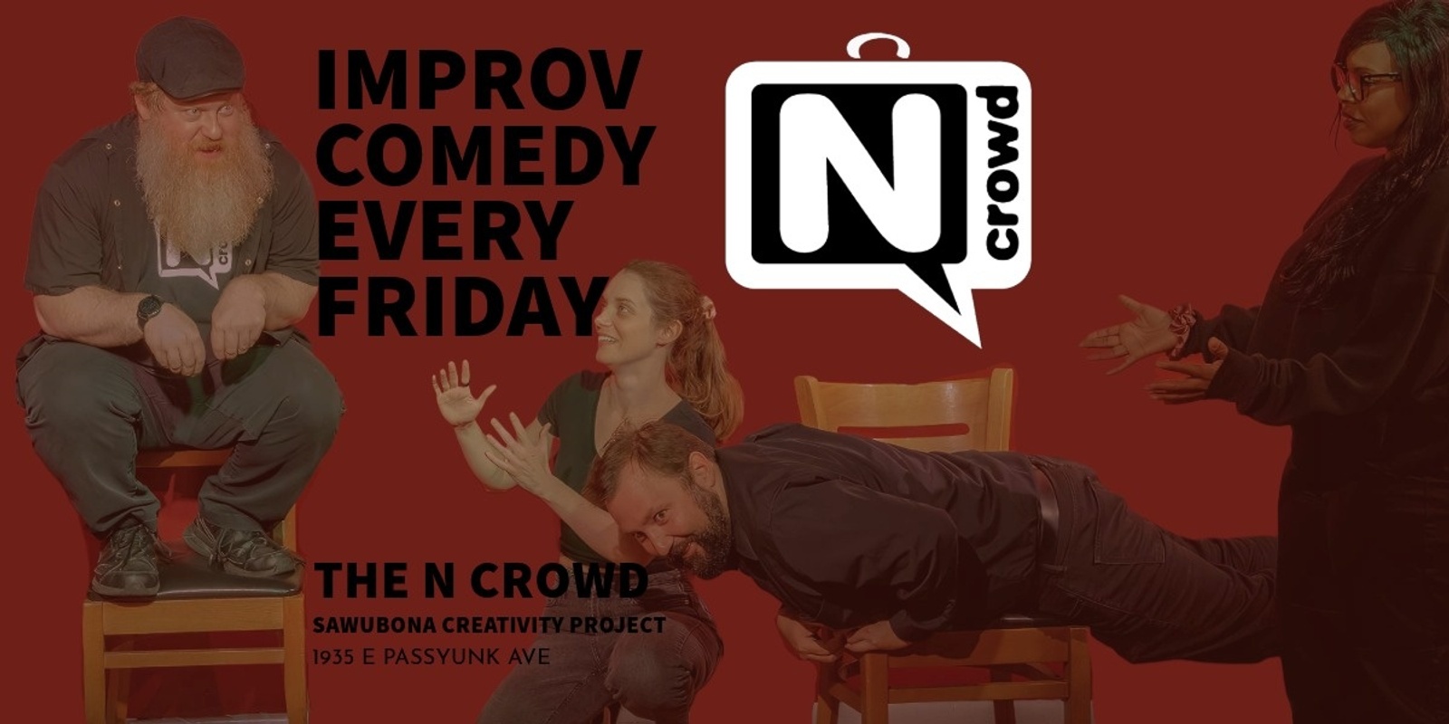 Banner image for Improv Comedy: The N Crowd at Sawubona Creativity Project