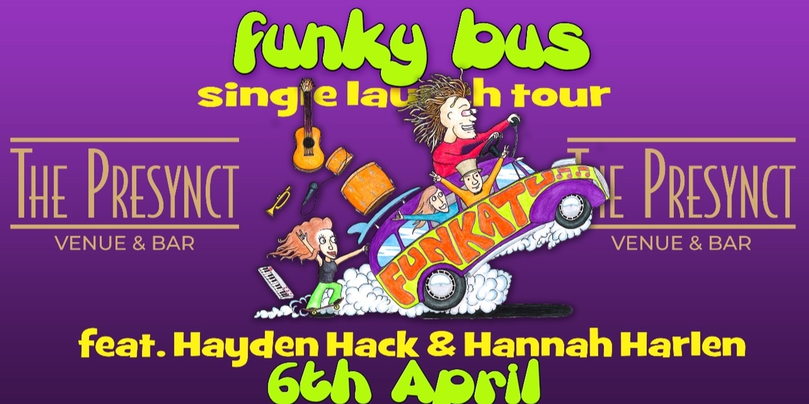 Banner image for Funkatu Funky Bus Tour