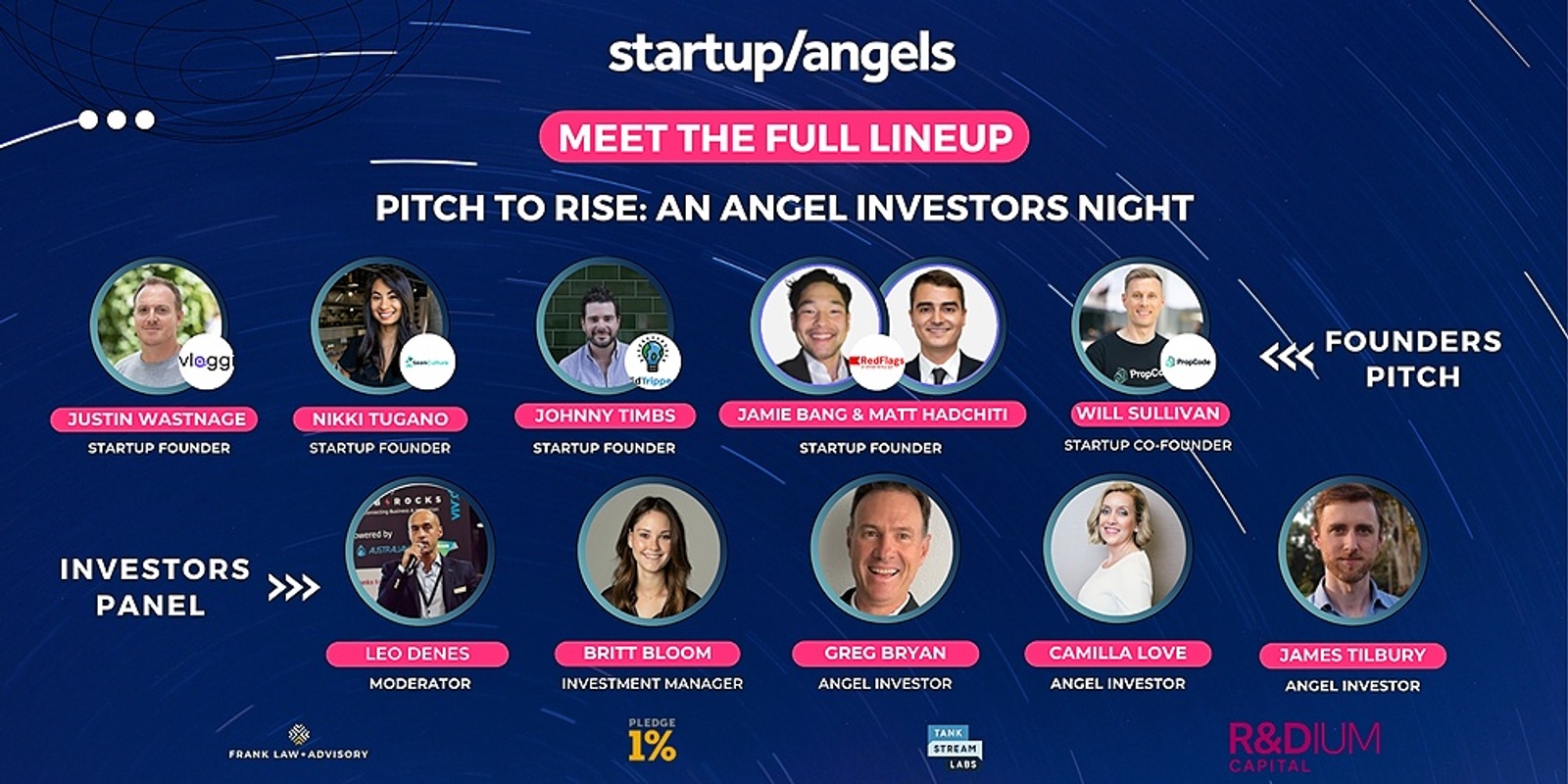 Banner image for Startup&Angels| Pitch to Rise - An Angel Investors Night| Sydney 