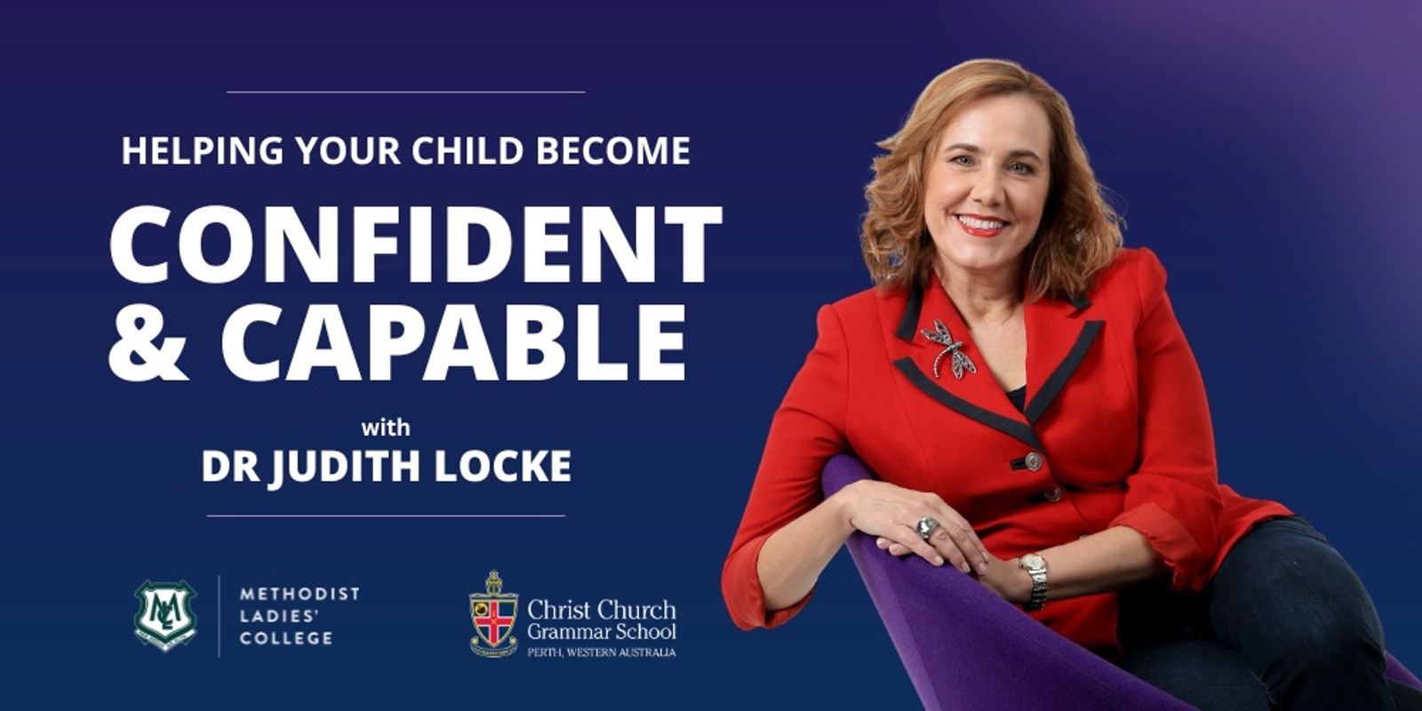 Banner image for Dr Judith Locke: Helping Your Child Become Confident and Capable