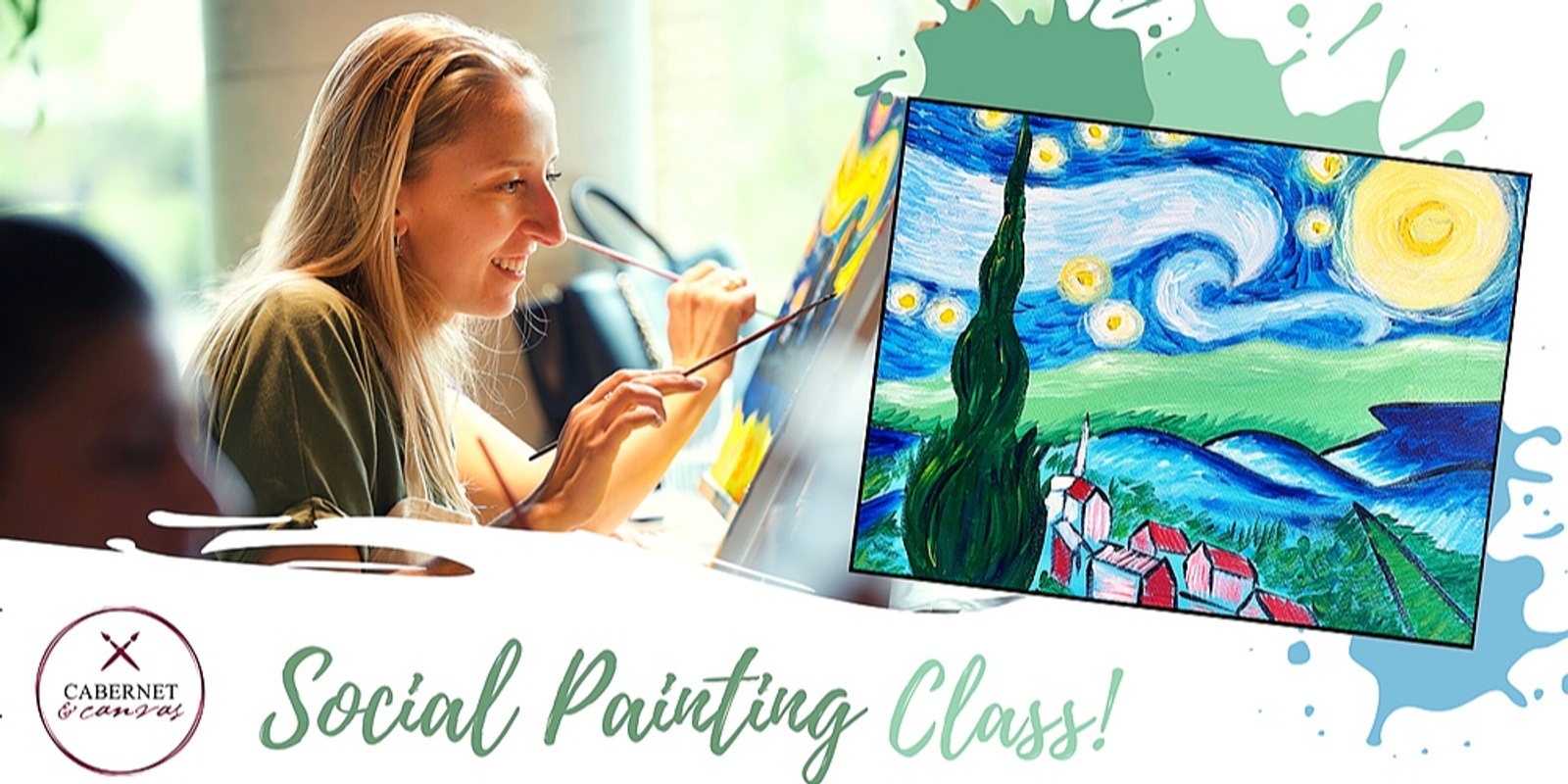 Banner image for Paint & Sip Event: Starry Night
