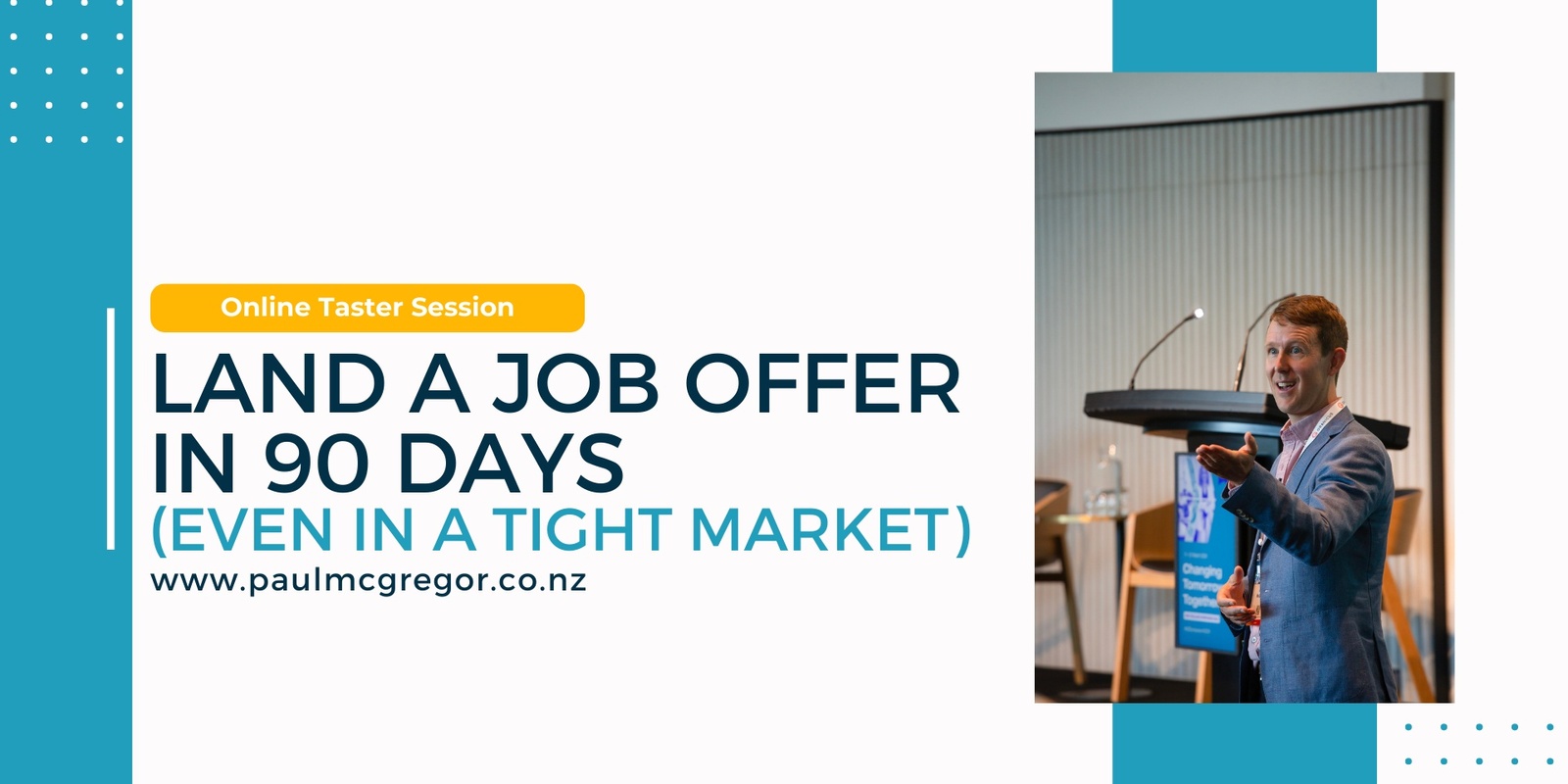 Banner image for 90 Days to a Job Offer (Even in a Tight Market)