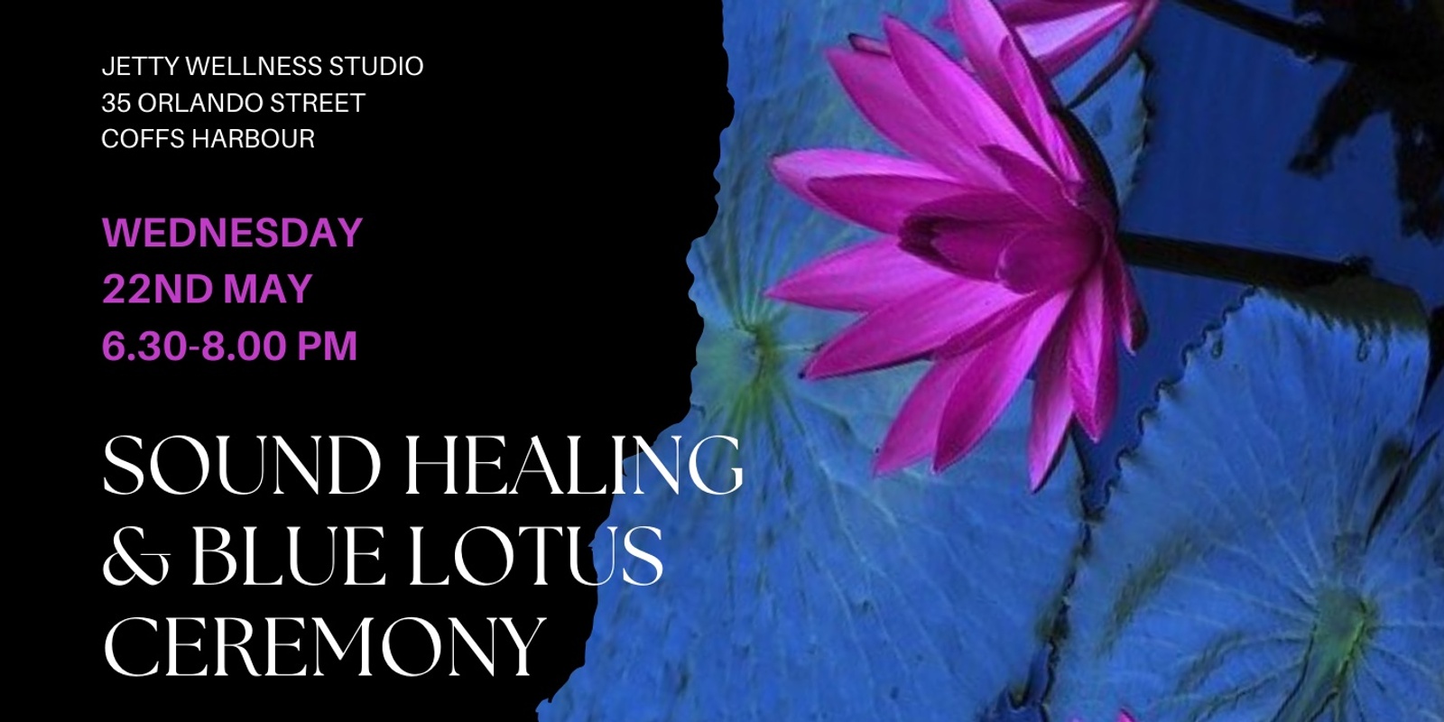 Banner image for Sound Healing & Blue Lotus Ceremony