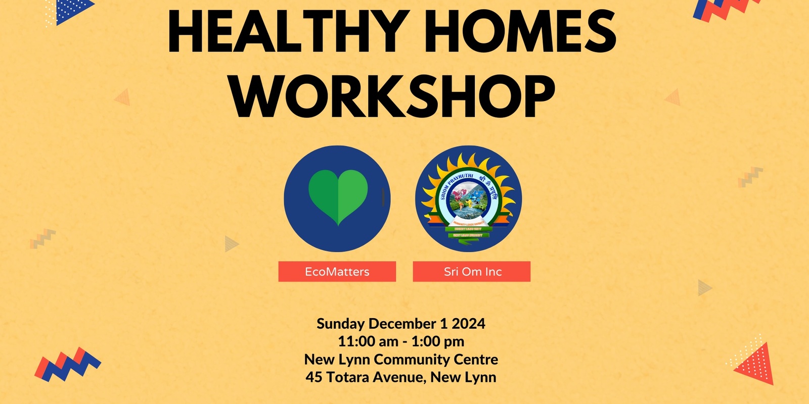 Banner image for Healthy Homes FREE community workshop