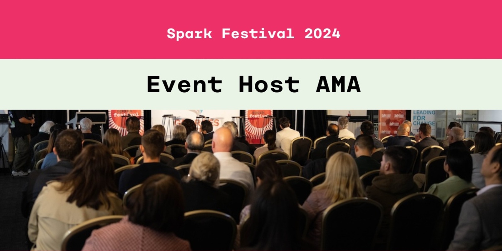 Banner image for Event host AMA - Spark Festival 2024