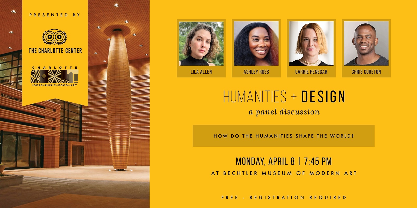 Banner image for Humanities + Design: A Panel Discussion!