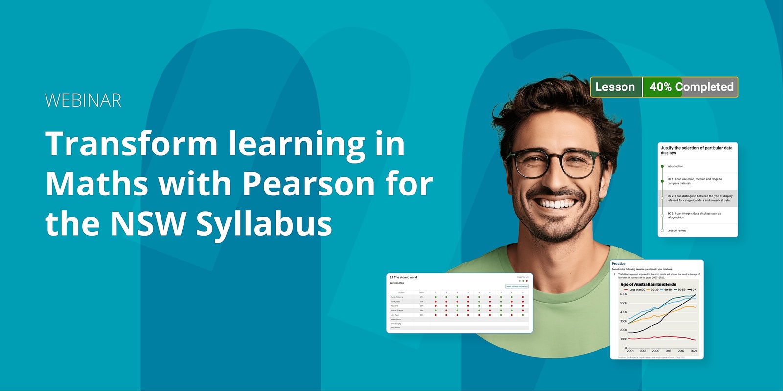 Banner image for Transform learning in Maths with Pearson for the NSW Syllabus