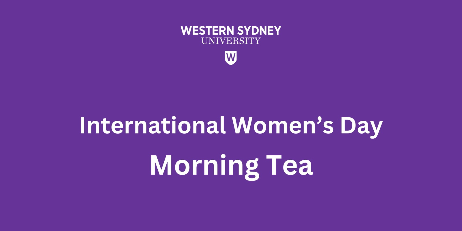 Banner image for International Women's Day Morning Tea - Campbelltown Campus