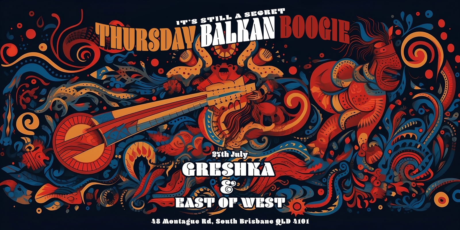 Banner image for Thursday Balkan Boogie with Greshka and East Of West