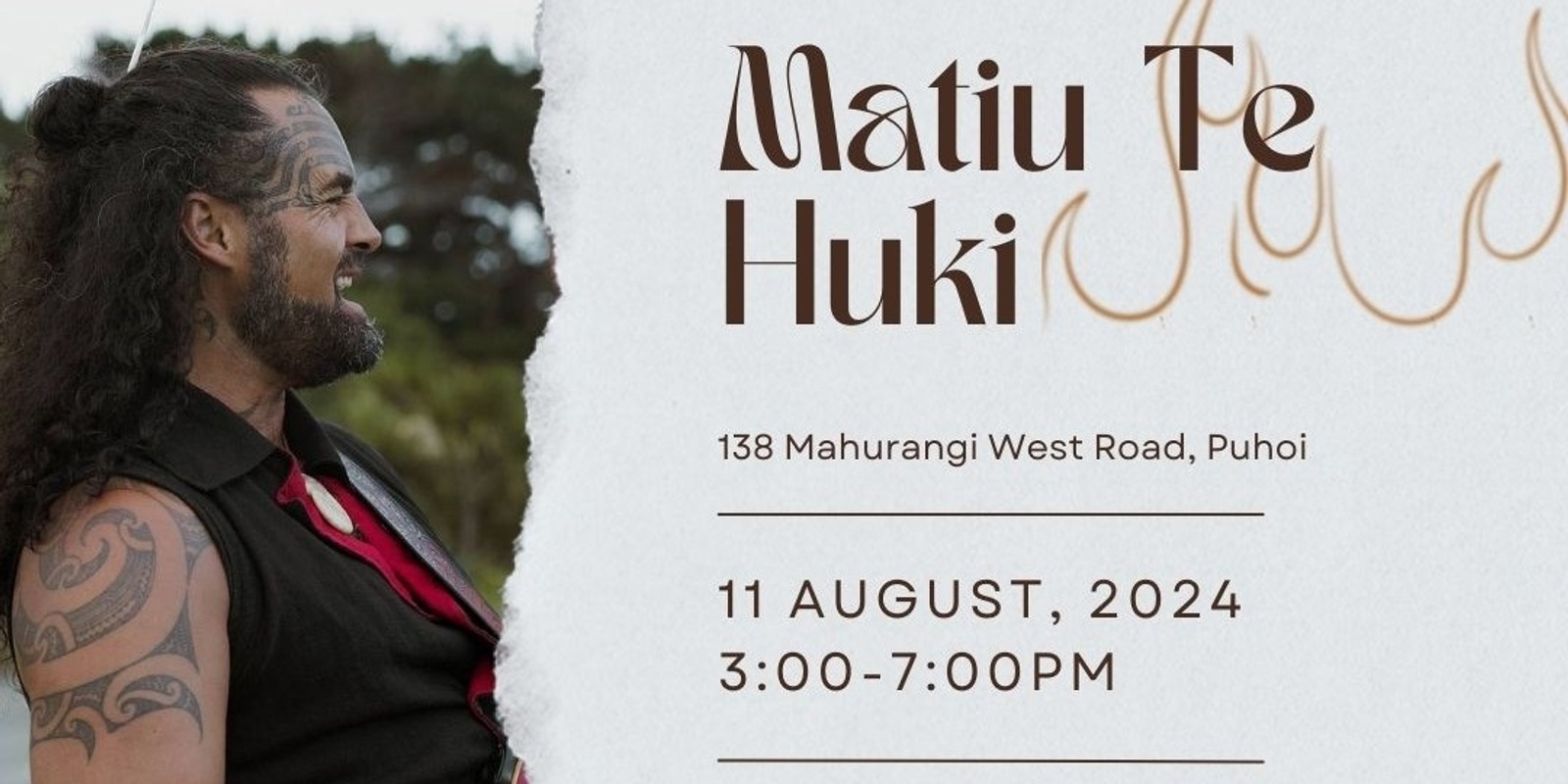 Banner image for 11:11 Wellness Presents: Matiu Te Huki