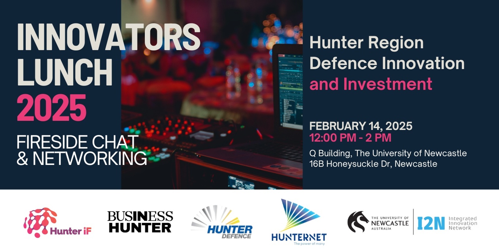 Banner image for Innovators Lunch | Hunter Region Defence Innovation and Investment