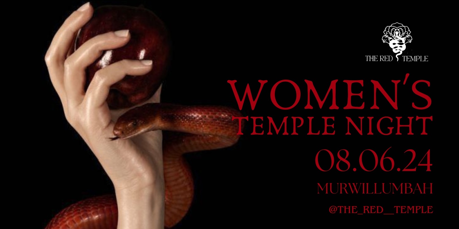 Banner image for Women's Temple Night ~ 8th JUNE