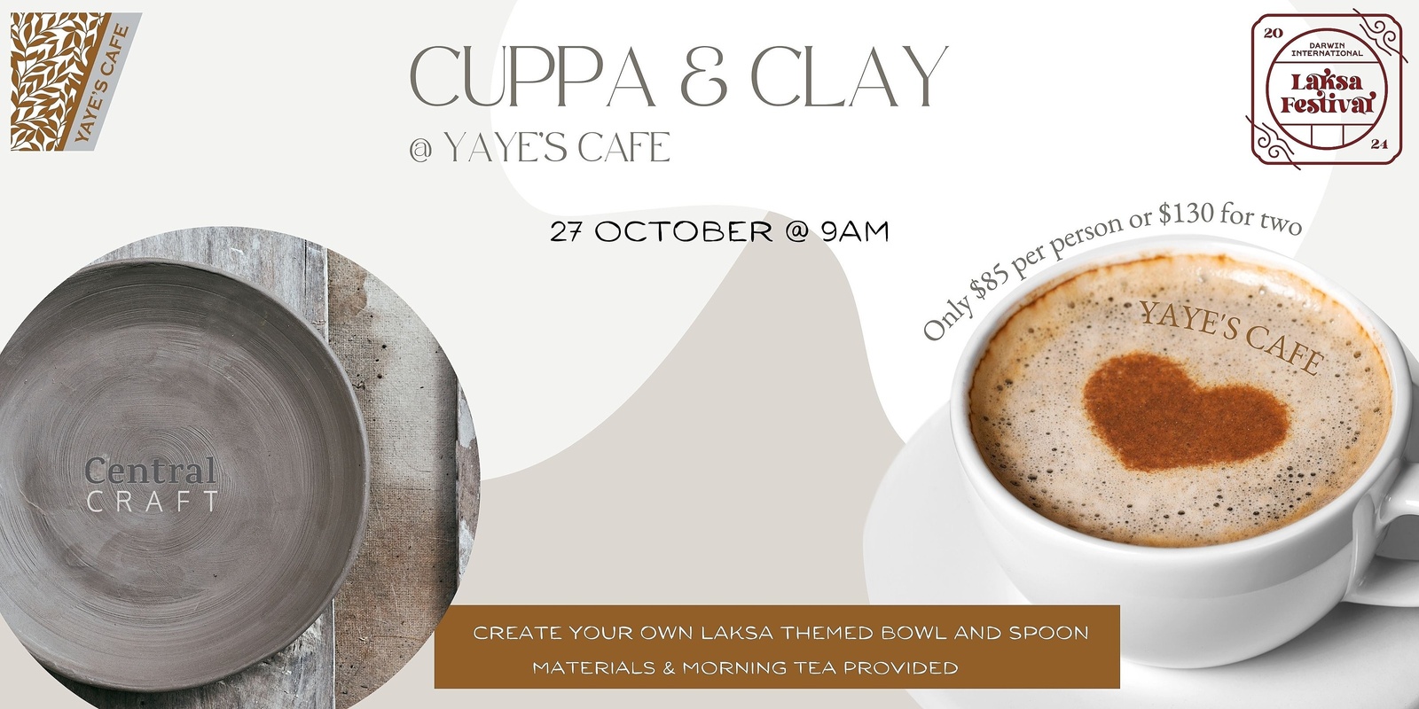 Banner image for Cuppa & Clay