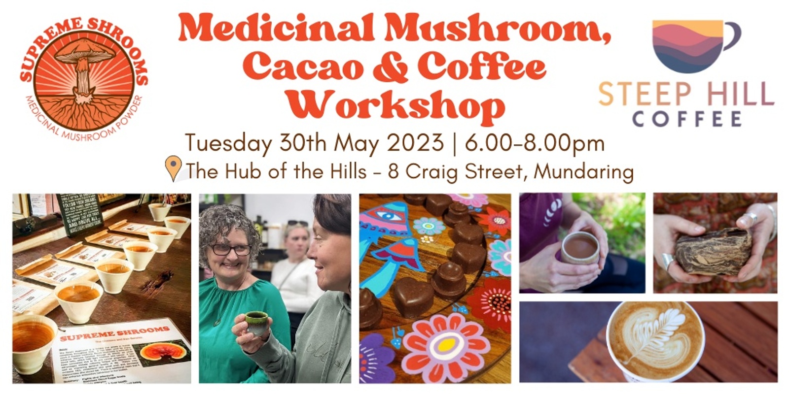 Banner image for Medicinal Mushroom, Cacao & Coffee Workshop - Mundaring