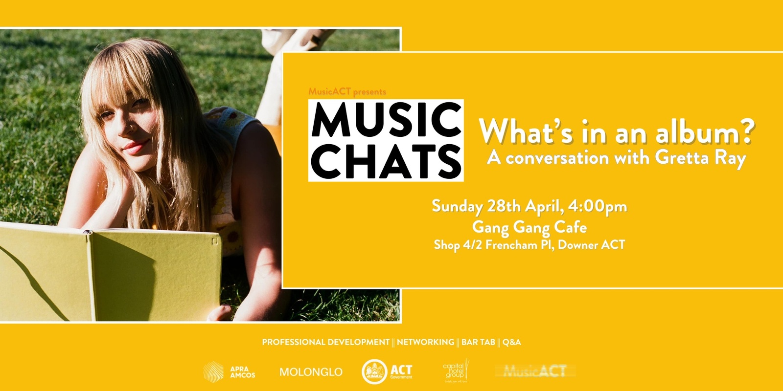 Banner image for Music Chats: What's in an album? A conversation with Gretta Ray