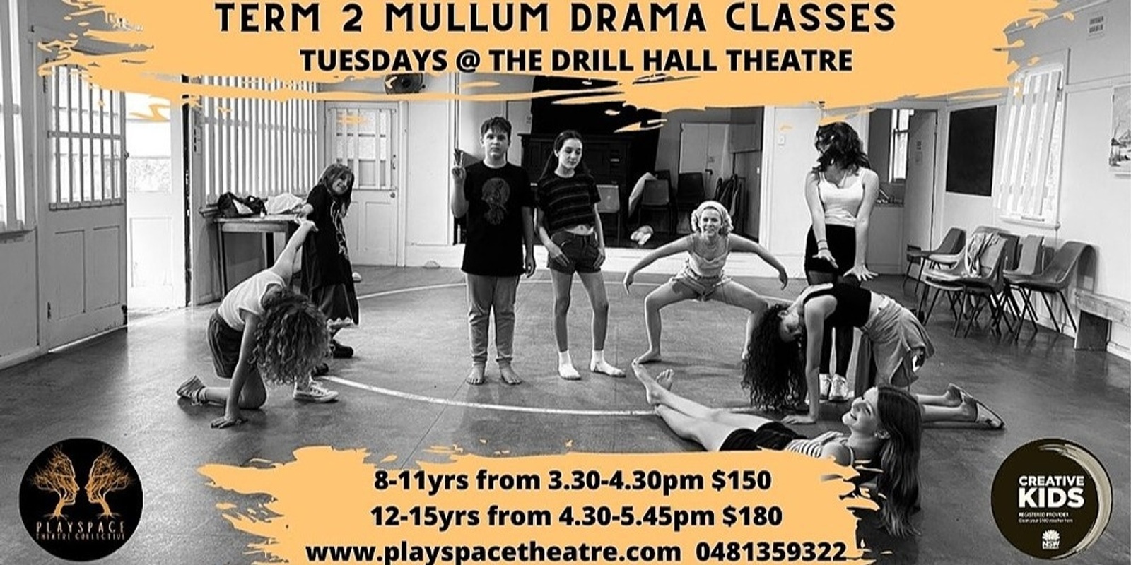 Mullumbimby Drill Hall Drama Tuesdays 8-11yrs