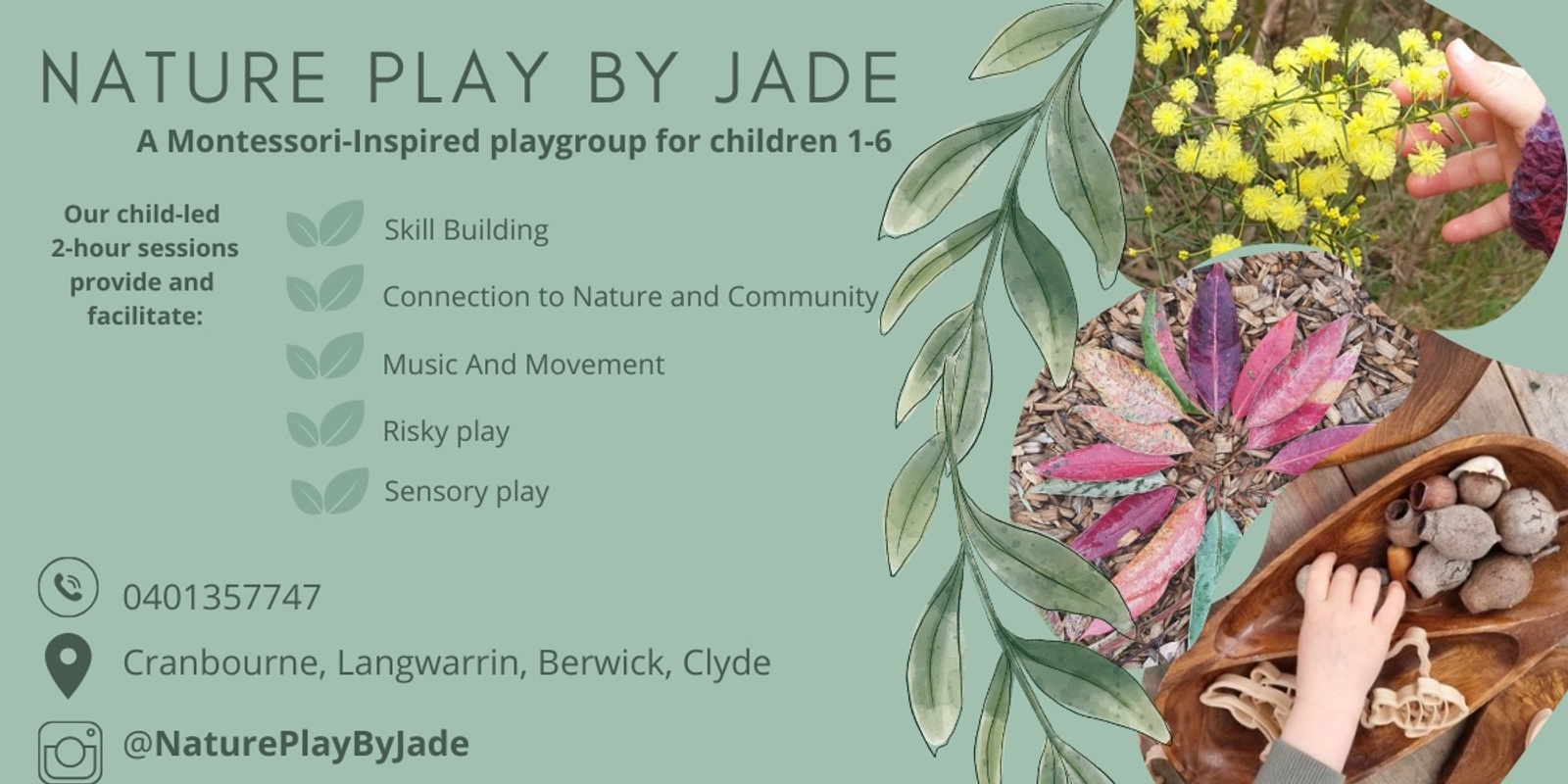 Banner image for Nature Playgroup - Nature Play By Jade 