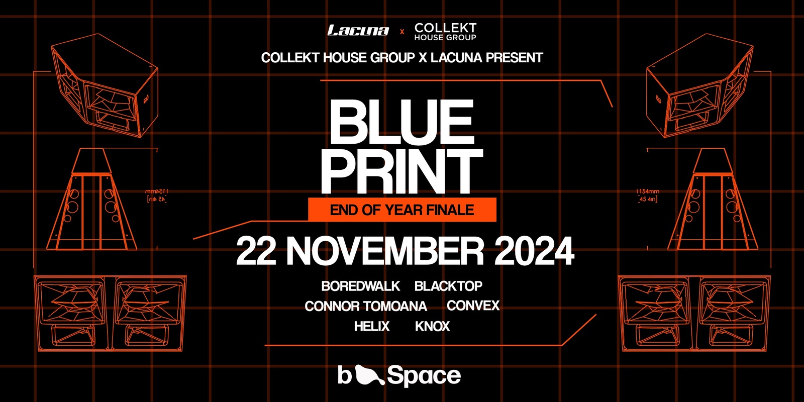 Banner image for BLUEPRINT End of Year Finale | b.Space, Wellington