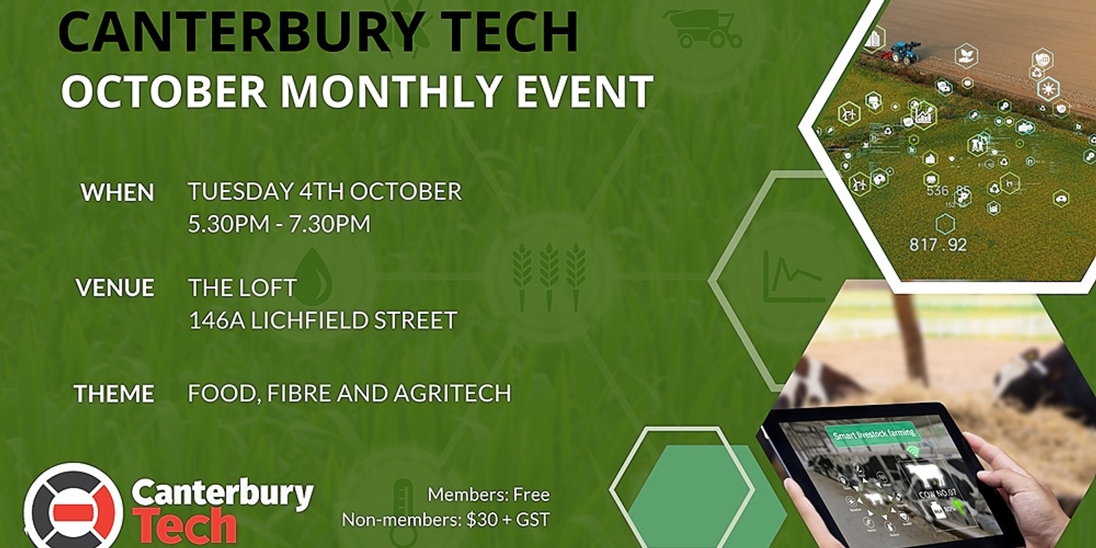 Banner image for Canterbury Tech October 2022 Monthly Event