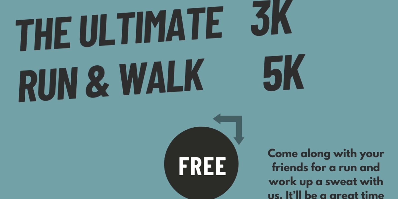 Banner image for The Ultimate run & walk 3k & 5k