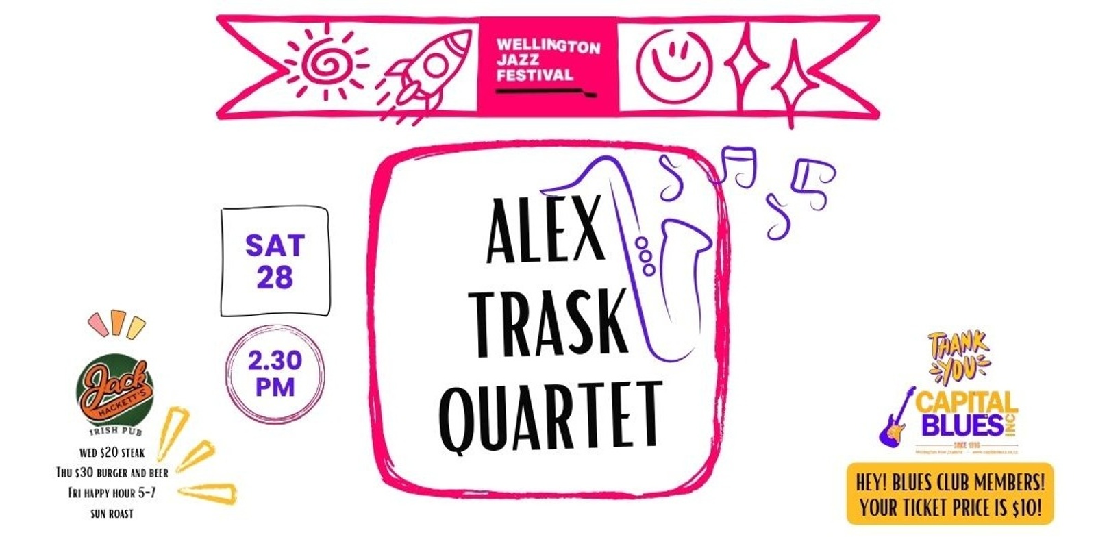 Banner image for Capital Blues presents the Alex Trask Quartet