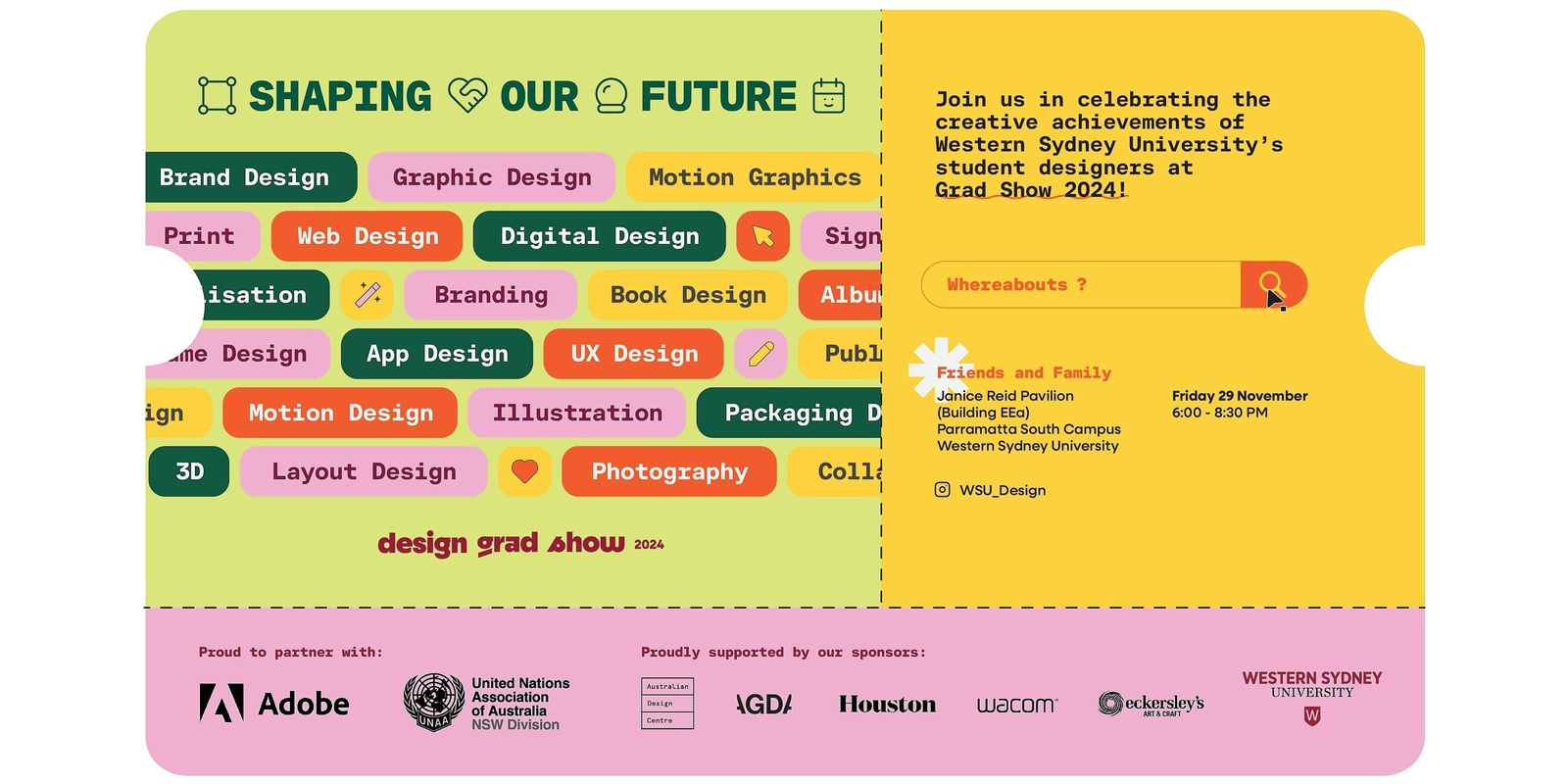 Banner image for Design Grad Show 2024 Family and Friends