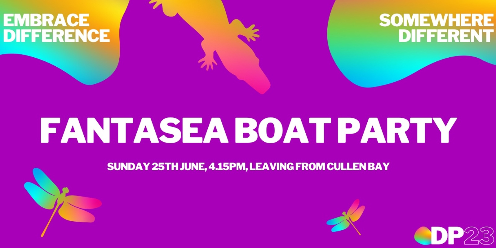 Banner image for Darwin Pride 2023 – Fantasea Boat Party