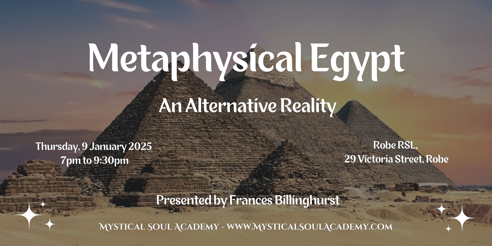 Banner image for Metaphysical Egypt: An Alternative Reality