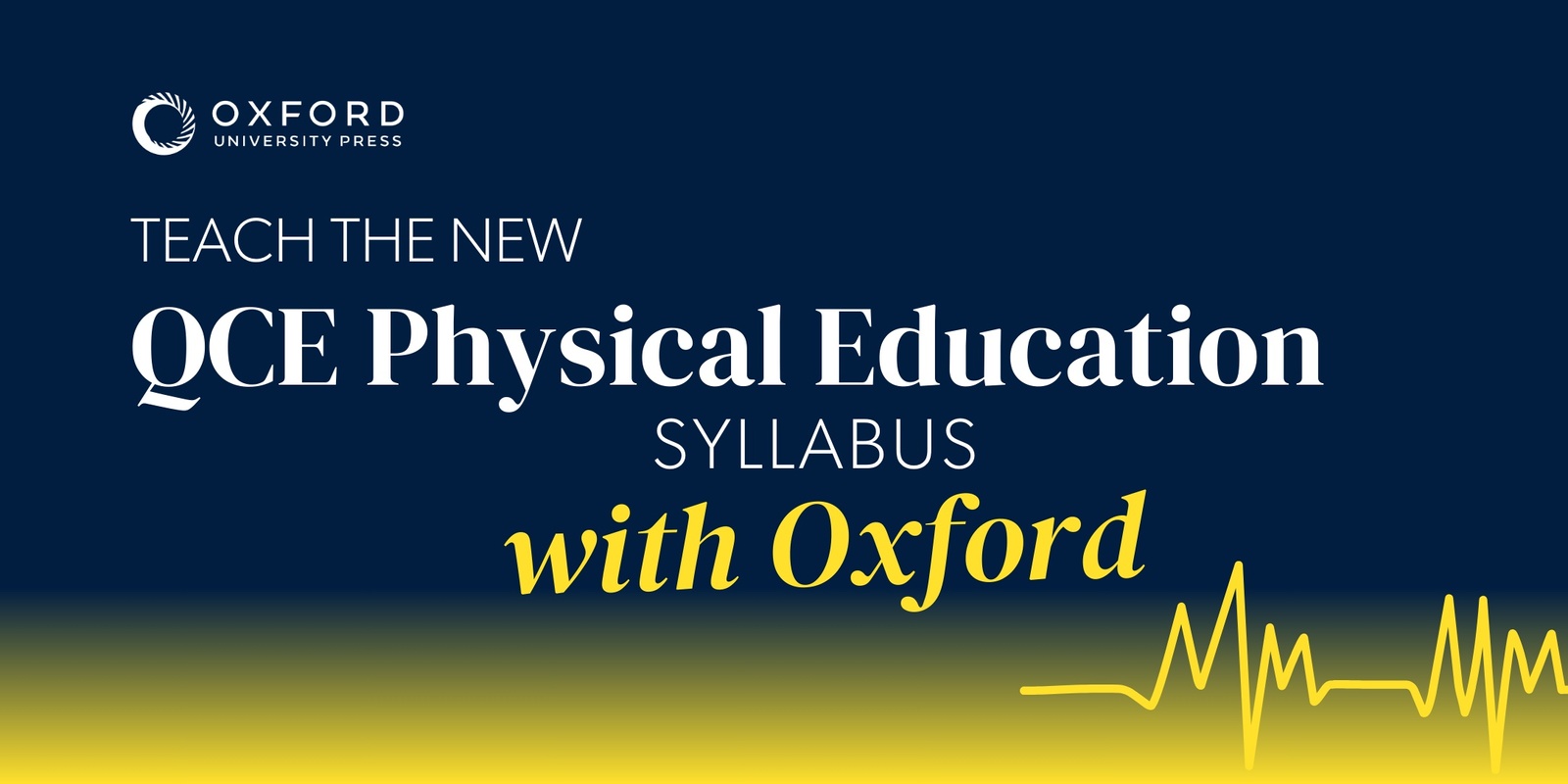 Banner image for Teach the new QCE Physical Education Syllabus with Oxford