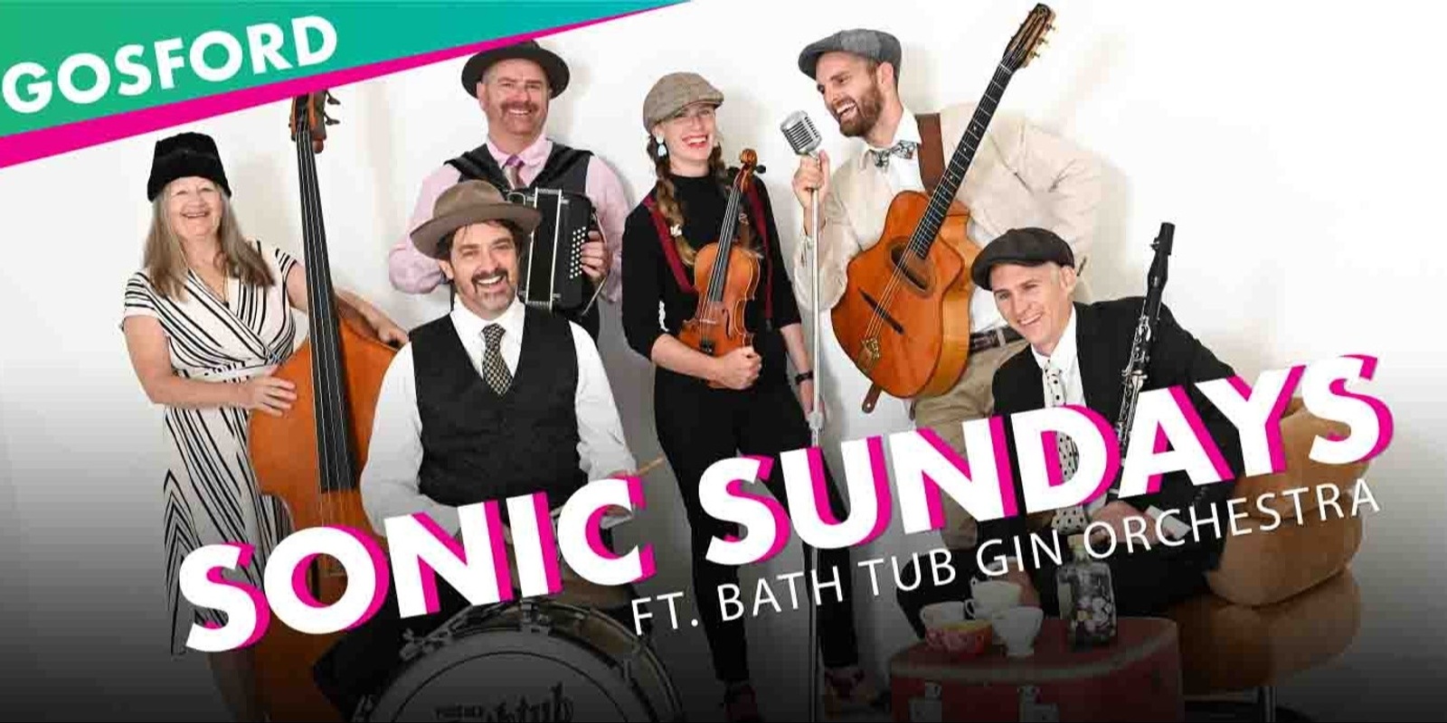 Banner image for LIVE MUSIC: Bathtub Gin Orchestra Sonic Sundays