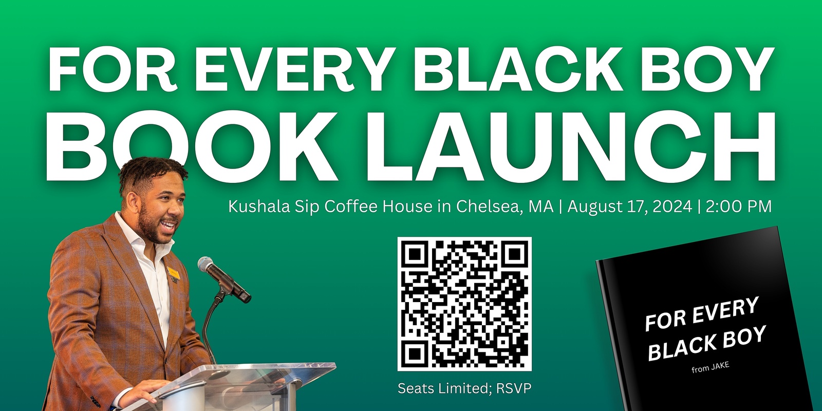 Banner image for "FOR EVERY BLACK BOY" Book Launch 