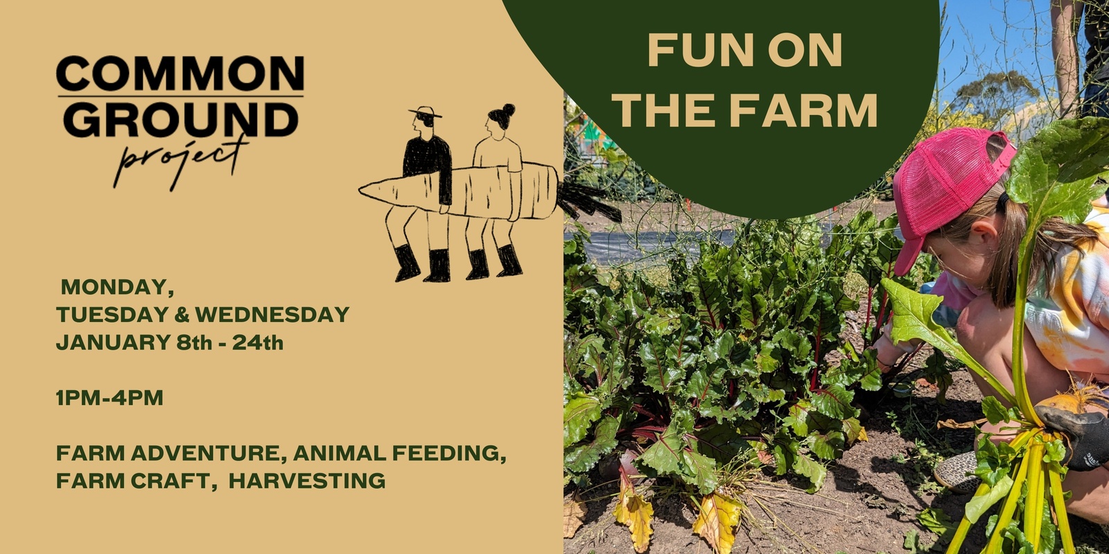 Banner image for Fun On The Farm - Summer School Holidays 2024