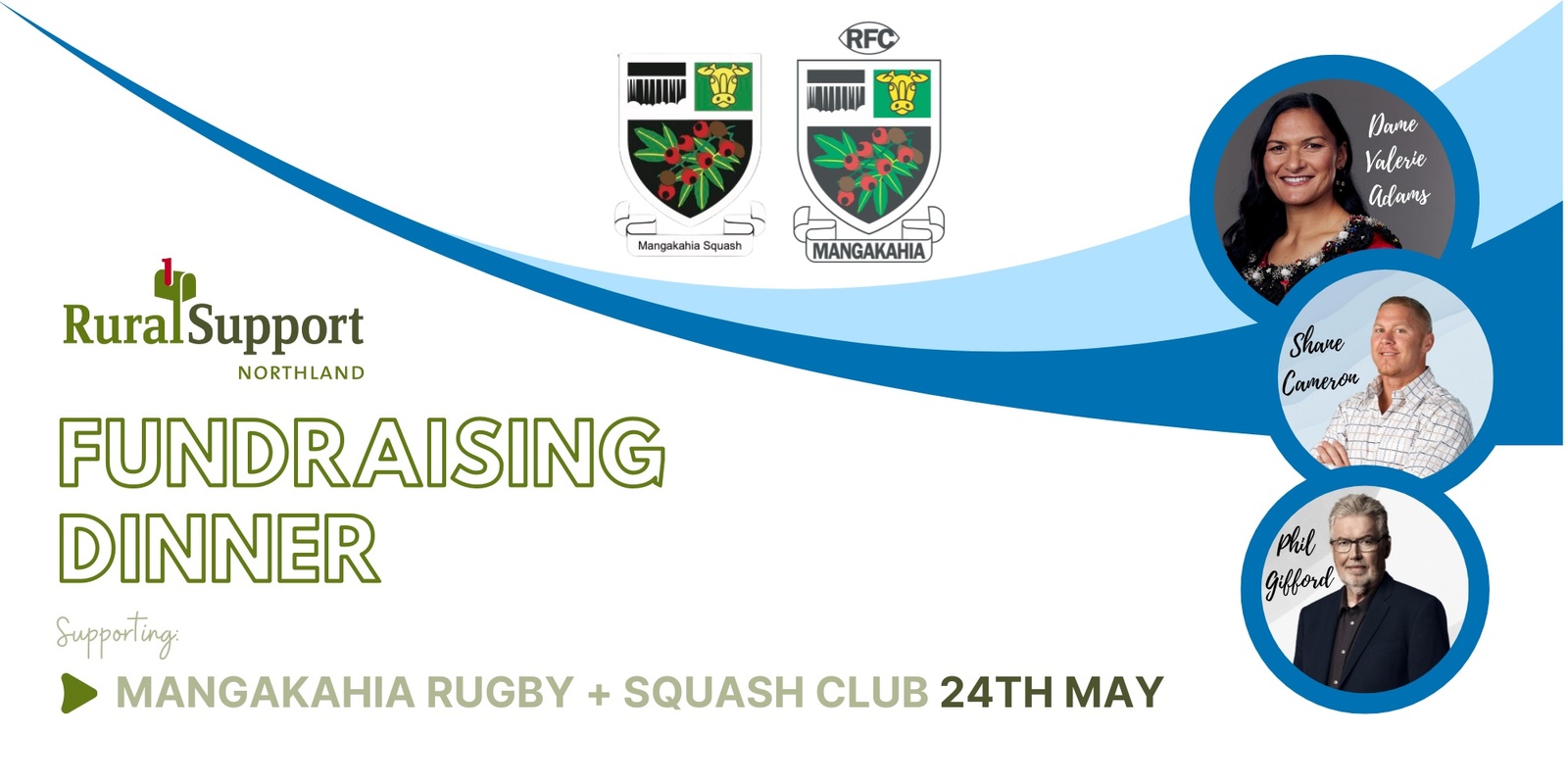 Banner image for Mangakahia Rugby & Squash Club Fundraising Dinner