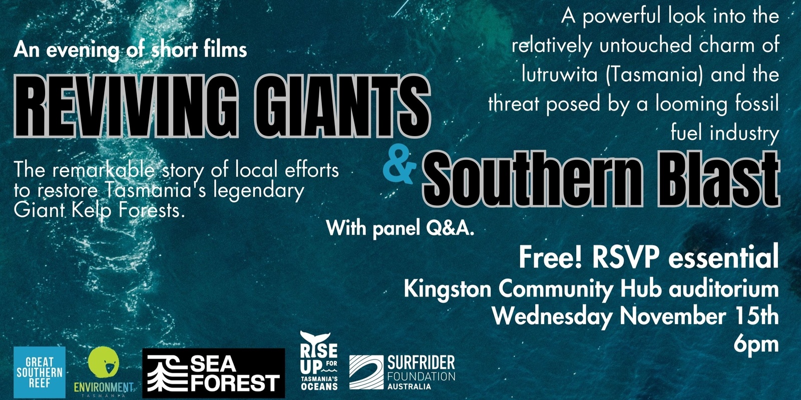 Banner image for SOLD OUT Kingston - Reviving Giants film screening - FREE