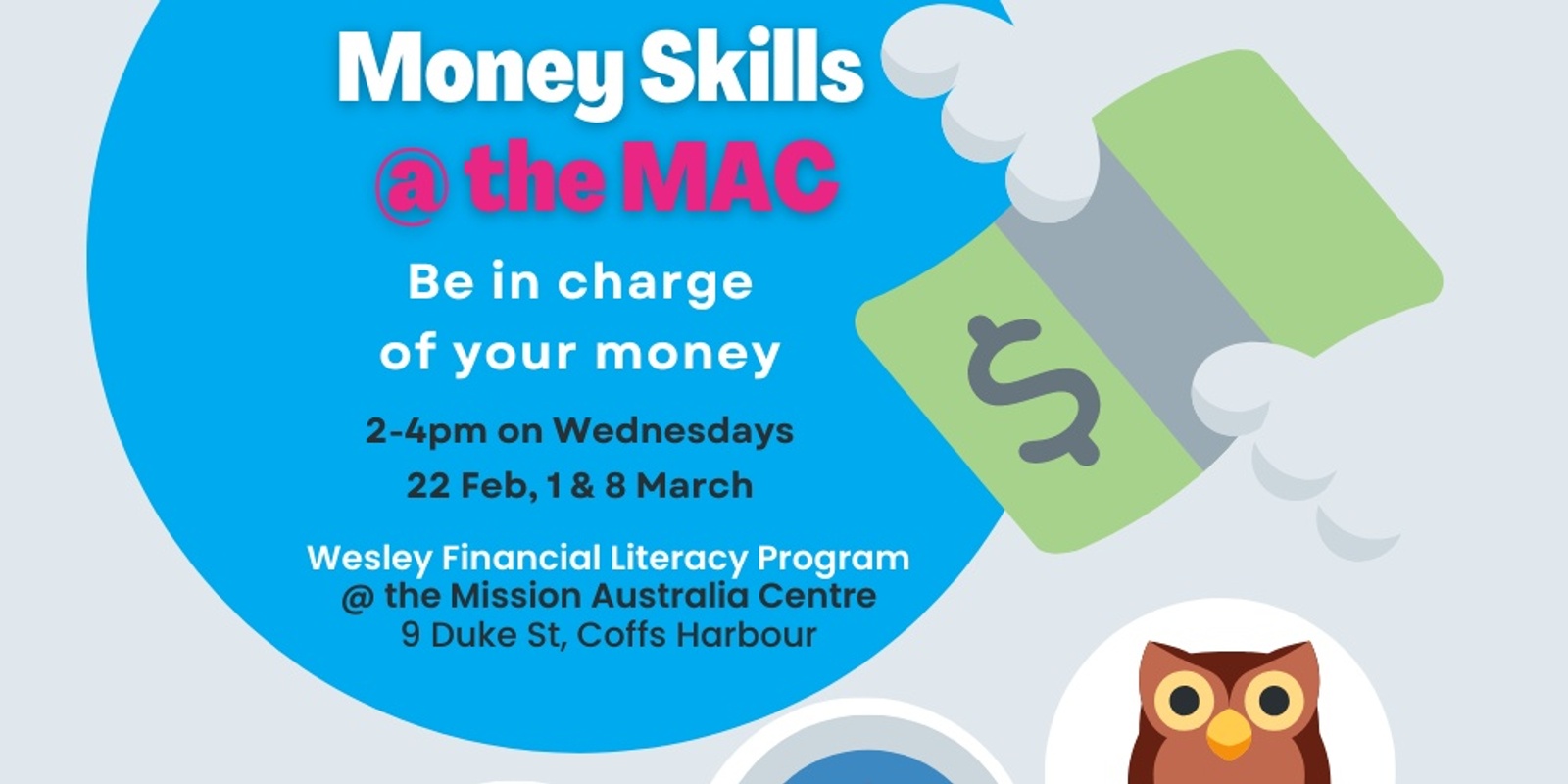 Banner image for Money Skills @ the MAC