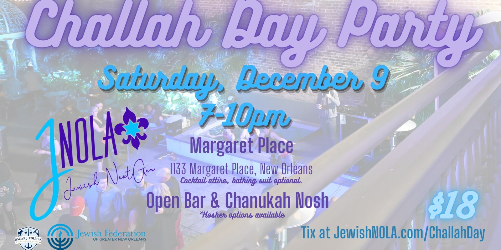 Banner image for JNOLA Challah Day Party