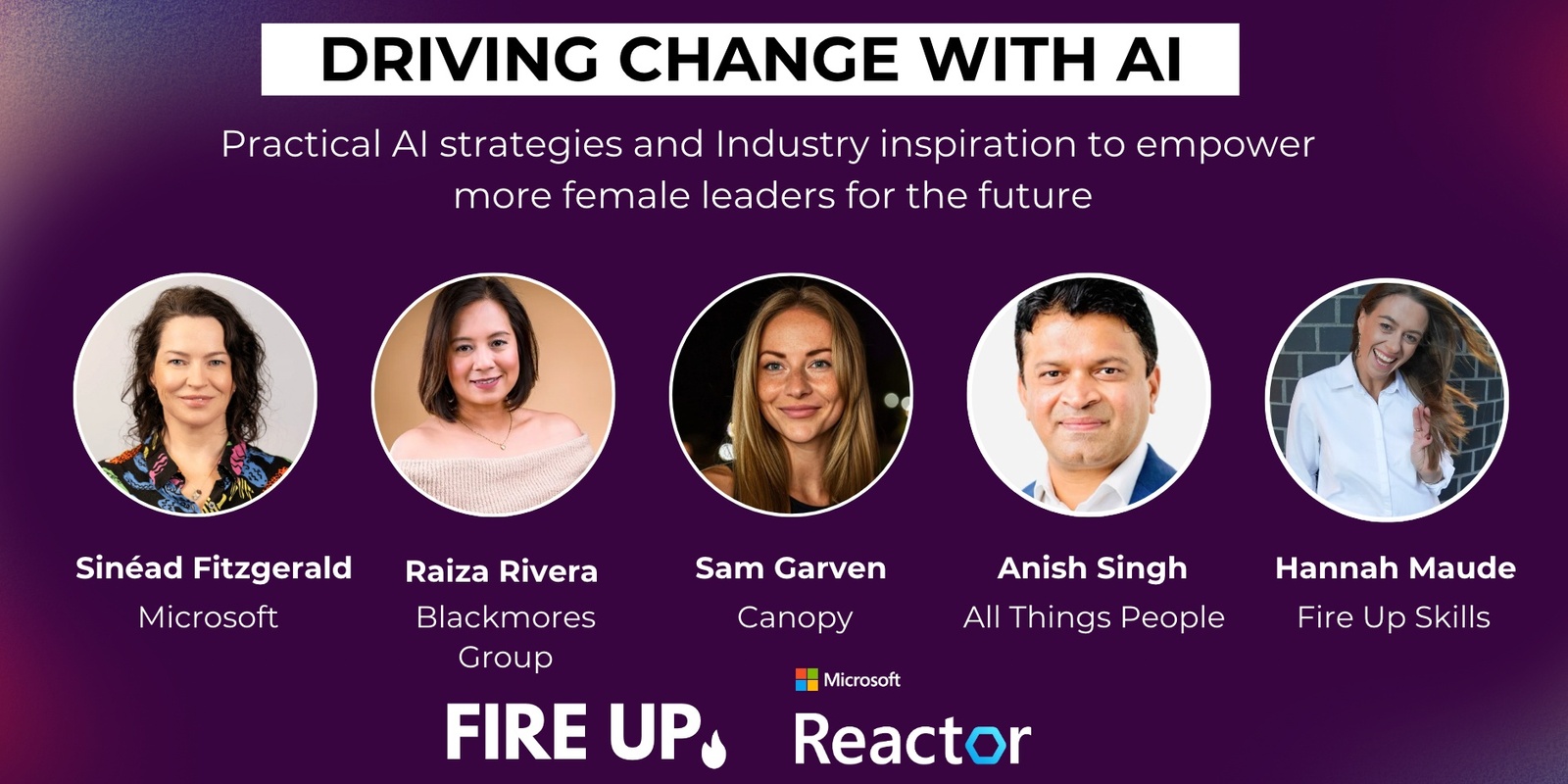 Banner image for Women & AI | Driving Change with AI