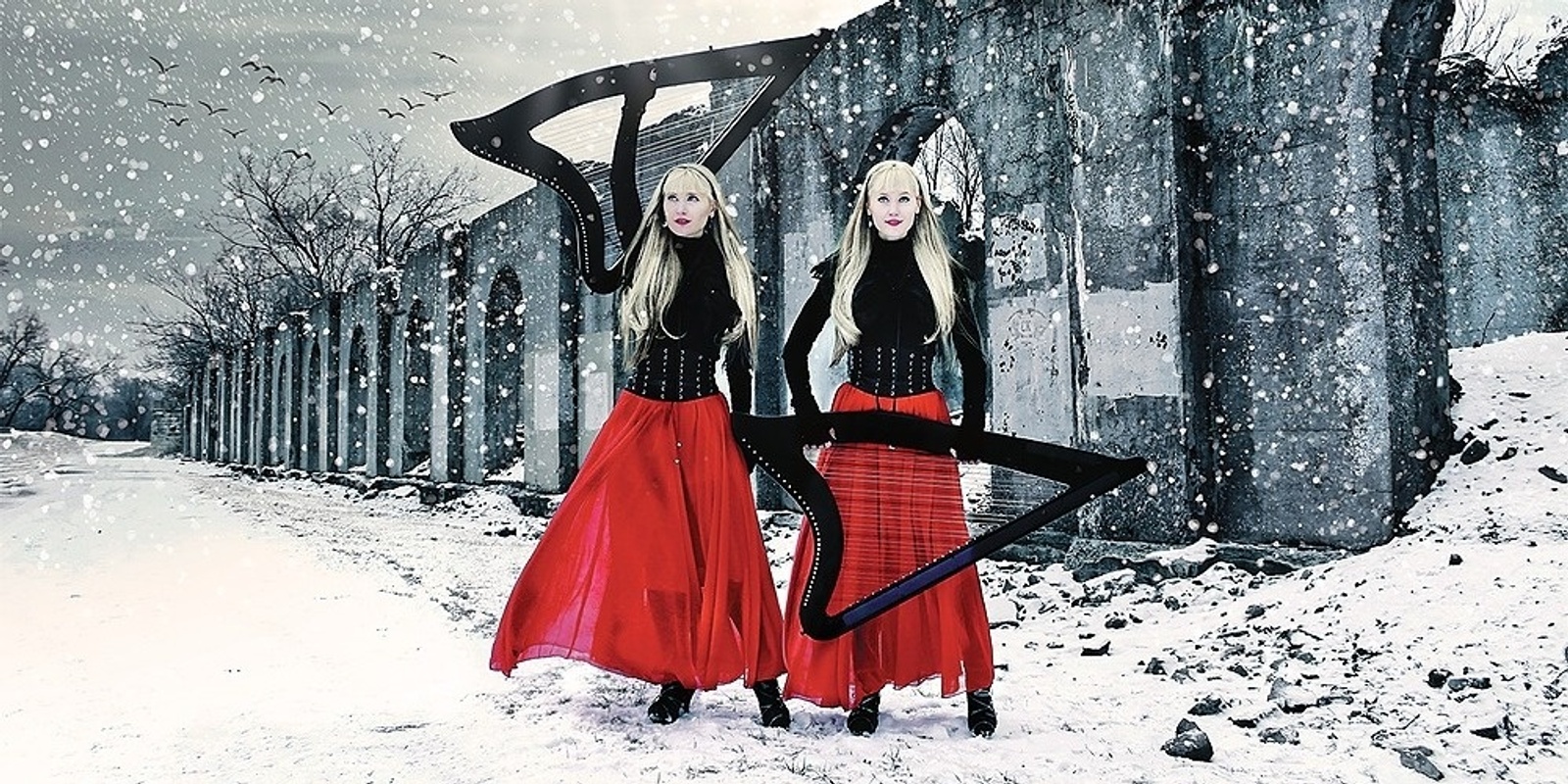 Banner image for An Evening with Harp Twins