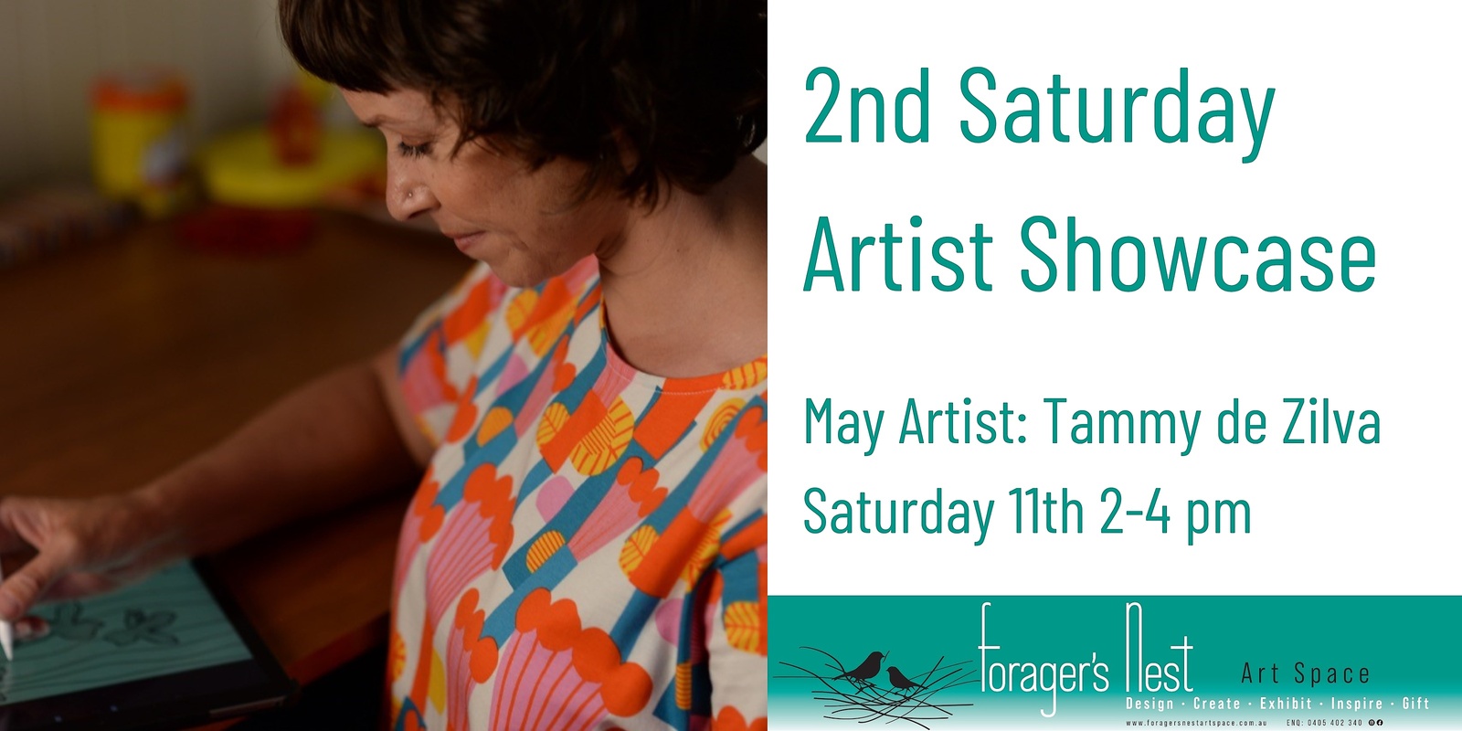 Banner image for 2nd Saturday Artist Showcase May: Tammy de Zilva