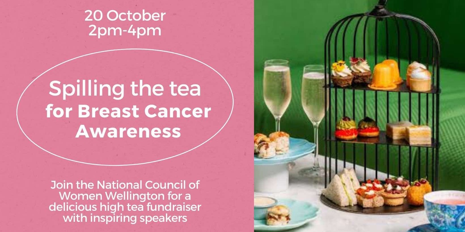 Banner image for Spilling the Tea for Breast Cancer Awareness