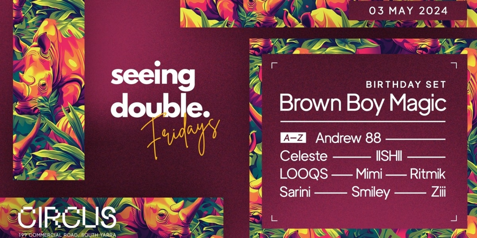 Banner image for Seeing Double Fridays feat. BROWN BOY MAGIC 