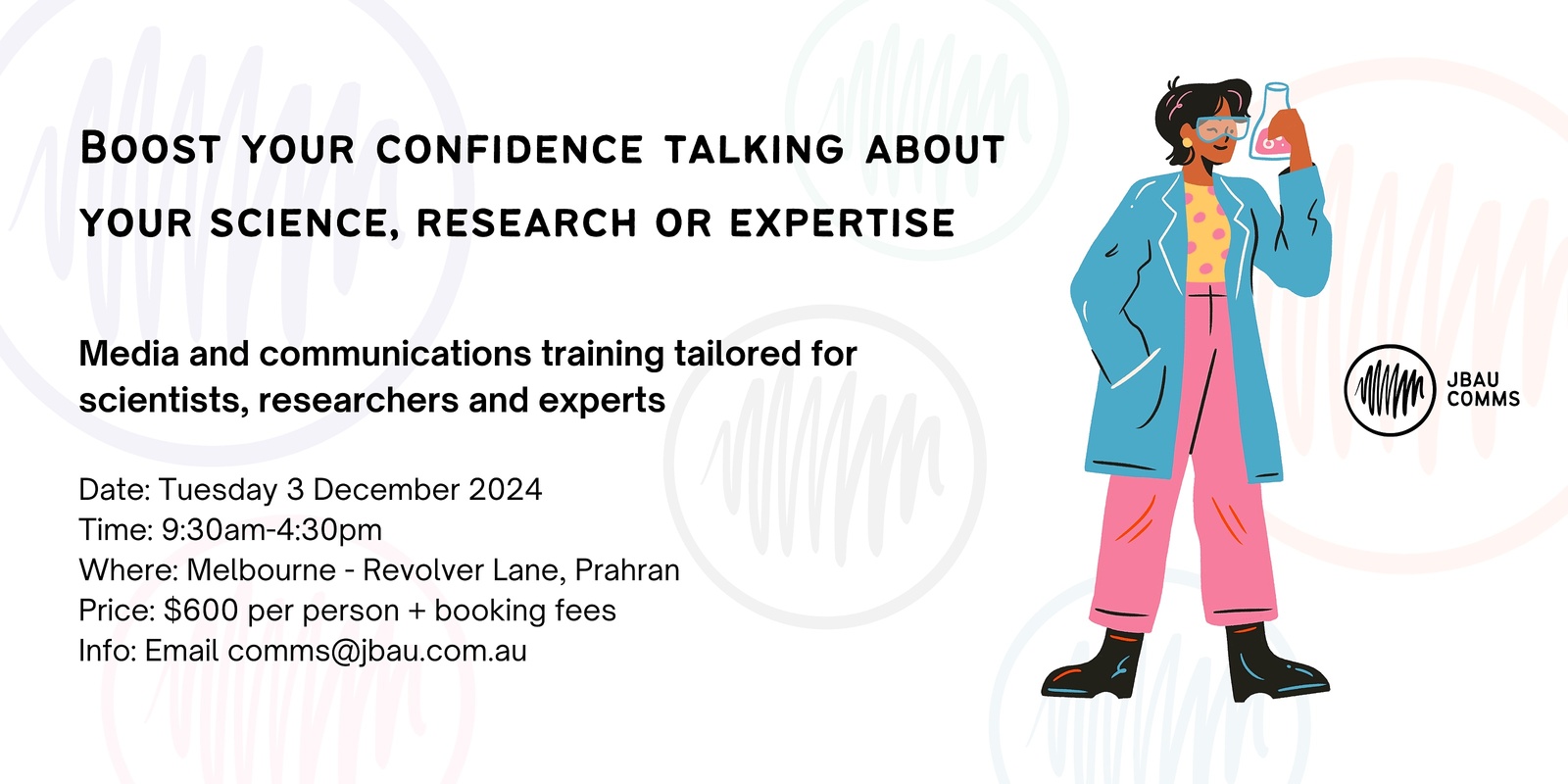 Banner image for Media training for scientists, researchers and experts - Melbourne